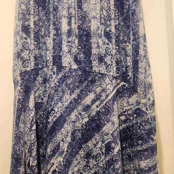 Lucky Brand blue boho maxi skirt - Picture 7 of 13